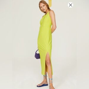Slate & Willow Lime Maxi Dress